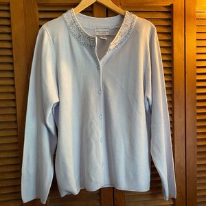 Jaclyn Smith Classic | Blue Cardigan